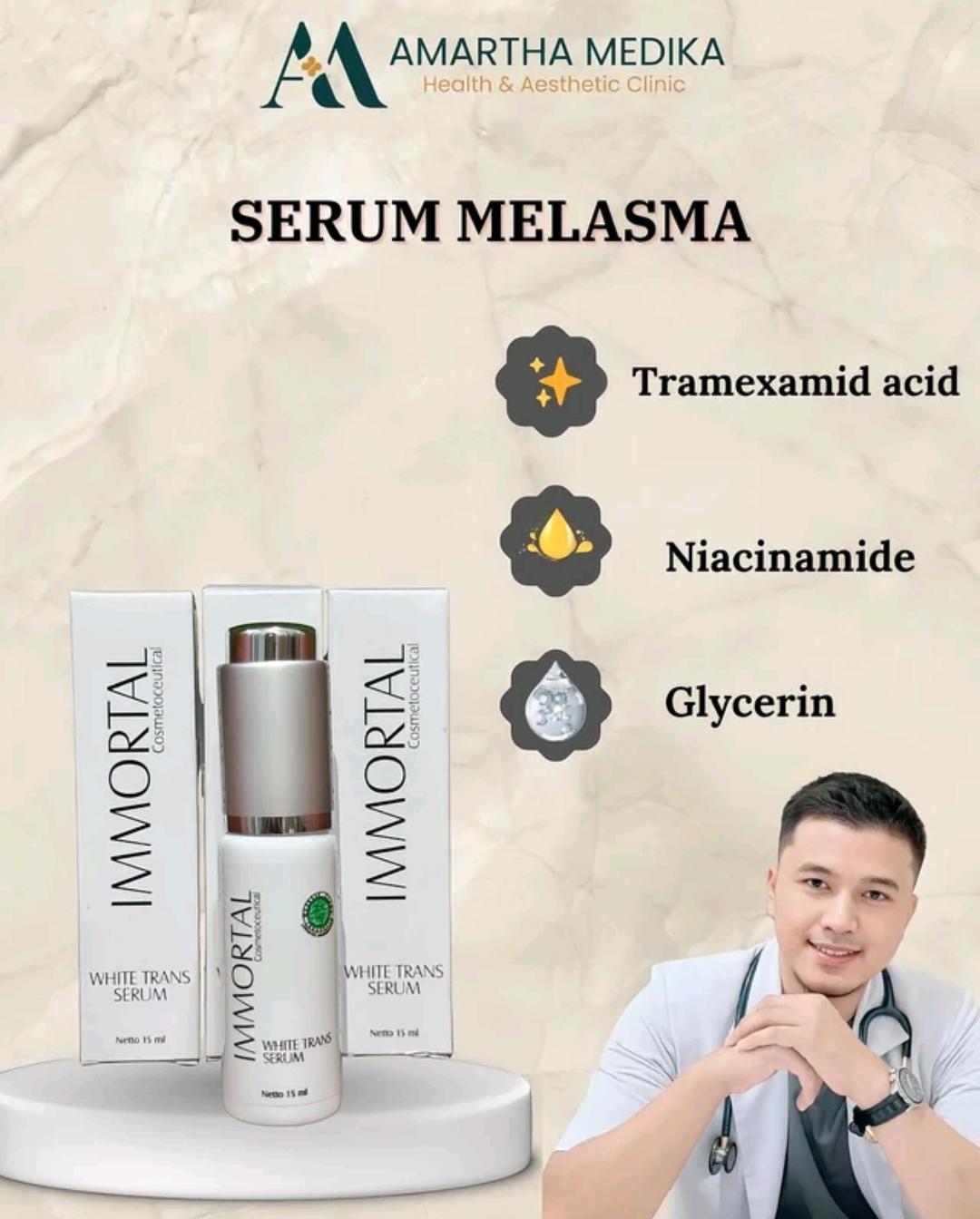 Produk Skincare Serum Melasma dari Amartha Medika